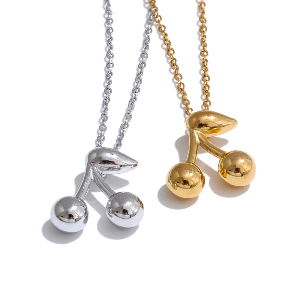 Collier Breloque Cerise