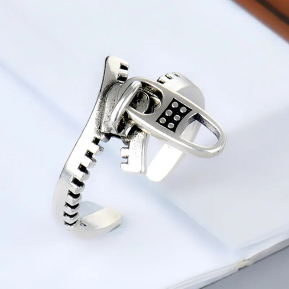 Bague Fermeture Éclair femme