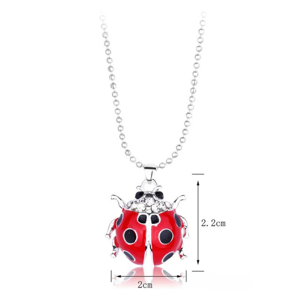 Collier Coccinelle Acier inox