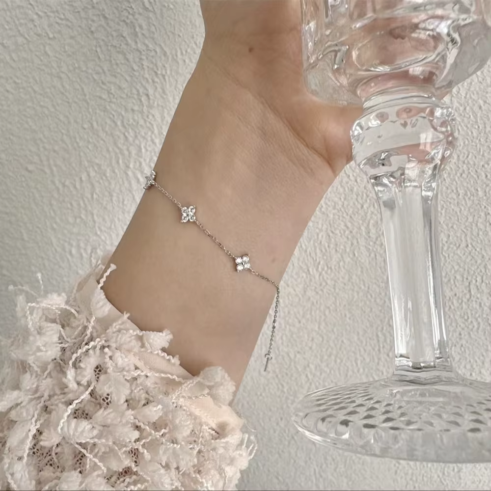 Bracelet Étoile Argenté zircon