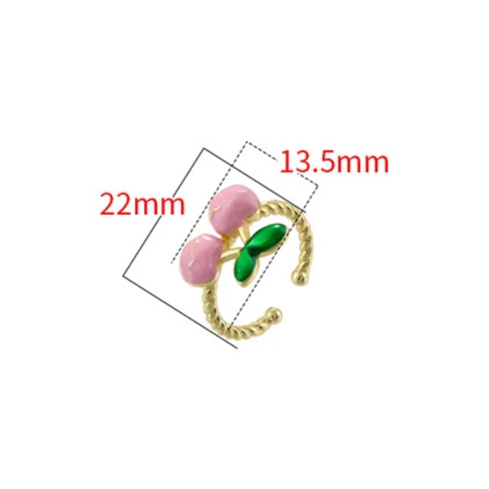 Bague Cerise Rose femme