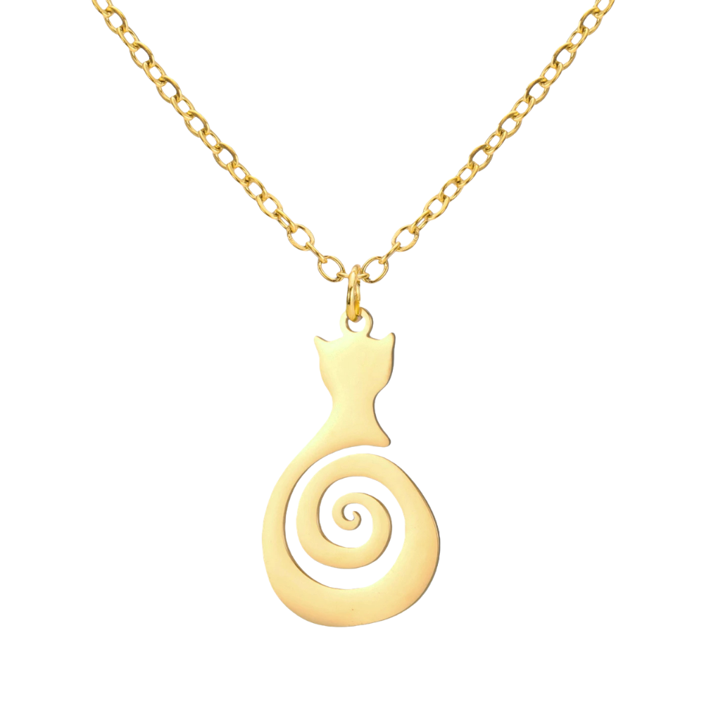Collier Chat Spiral