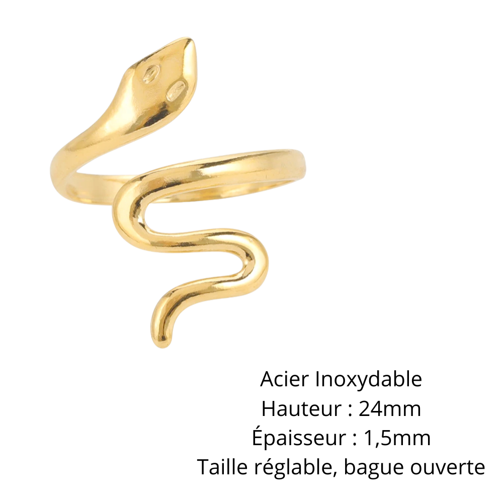 Bague Serpent Simple or
