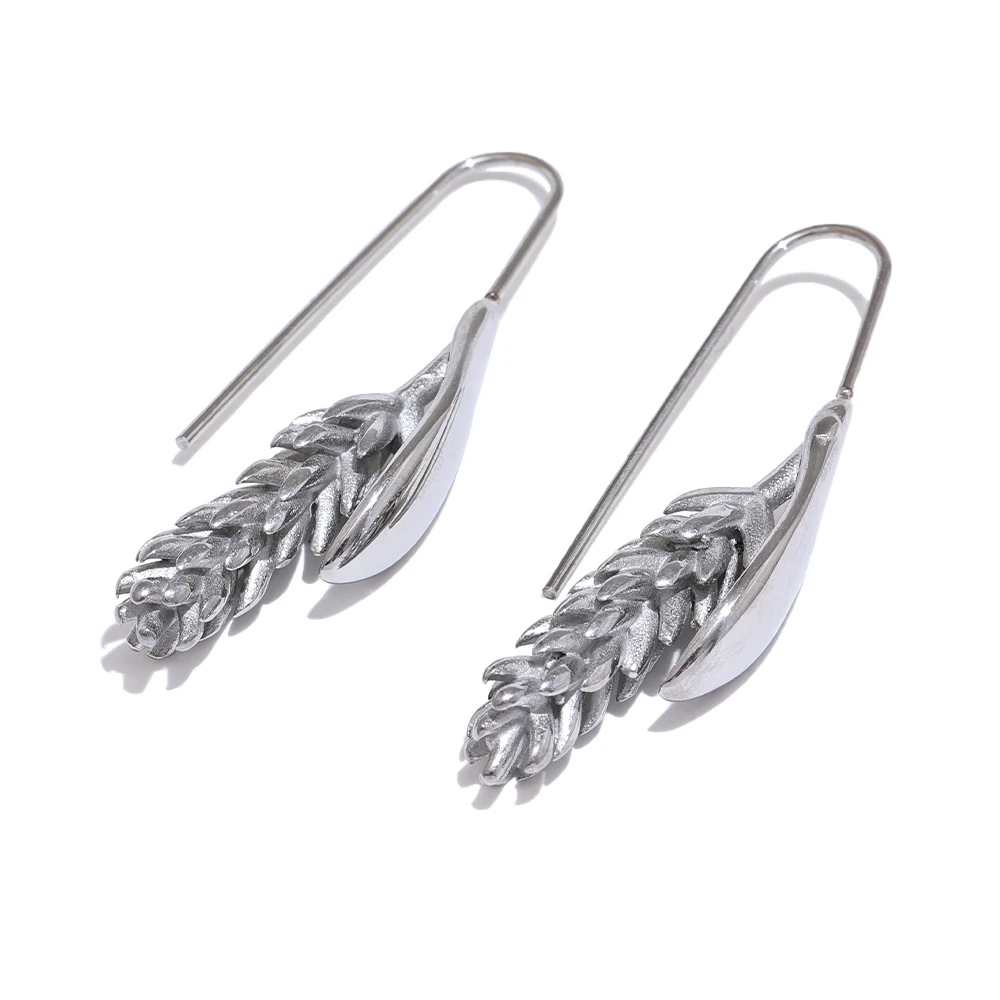 Boucles d'Oreilles Épi argent