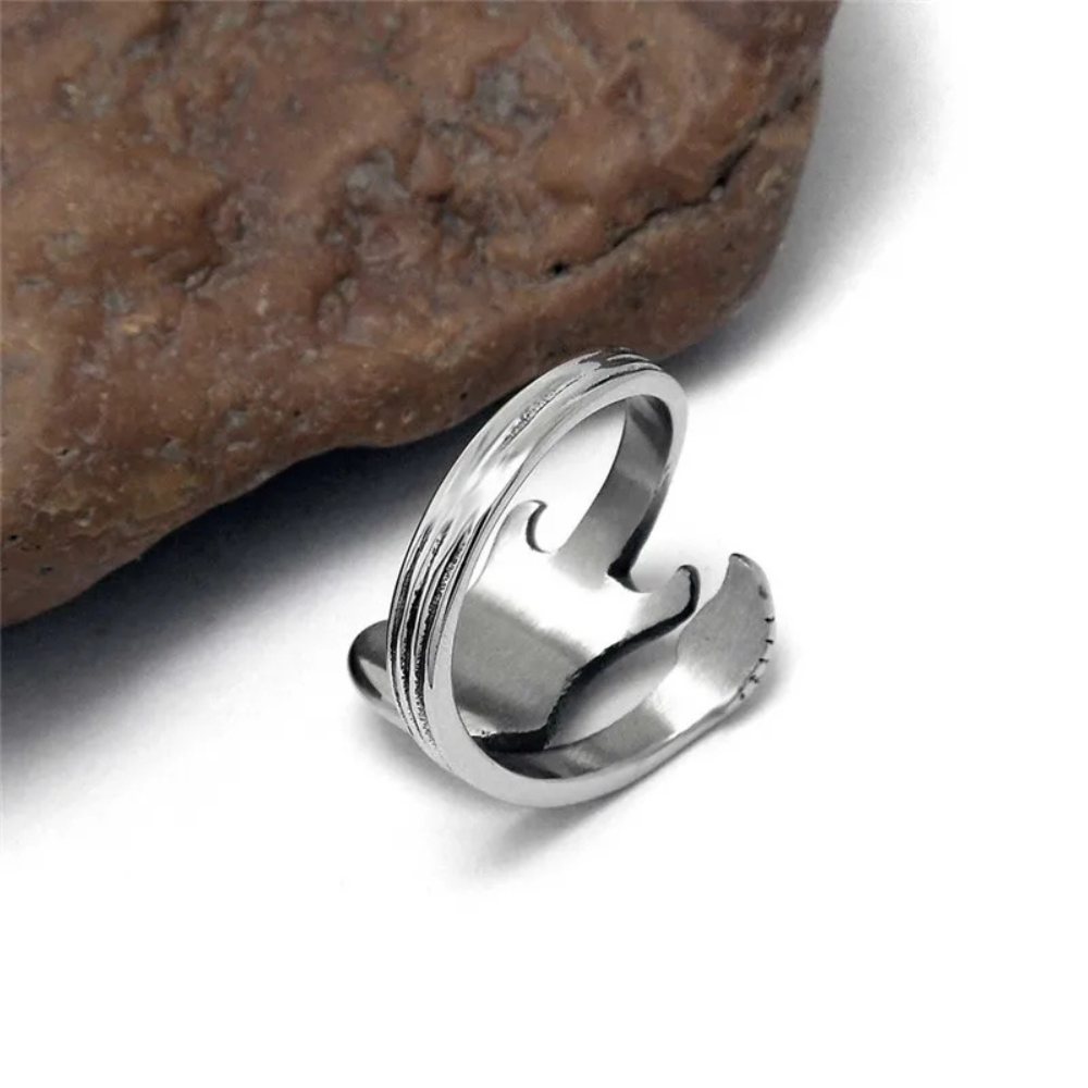 Bague Guitare Homme acier