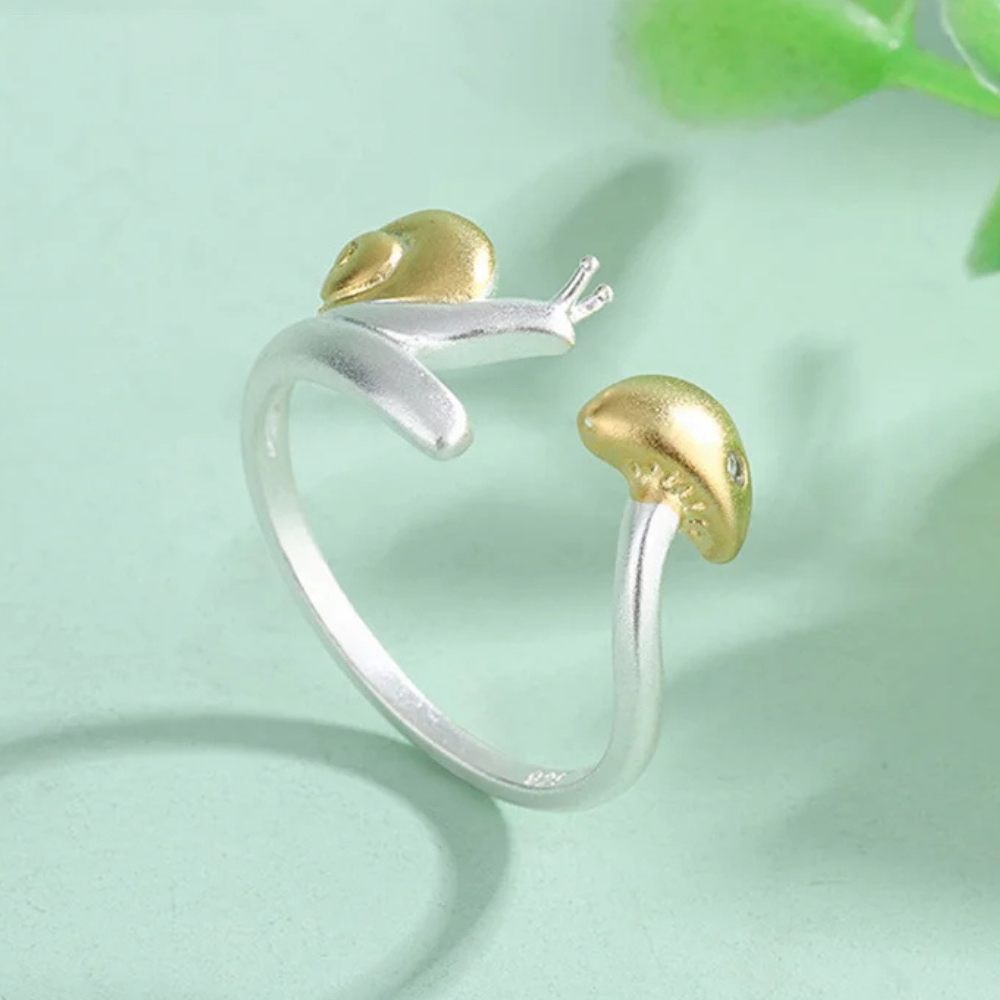 Bague Escargot cute
