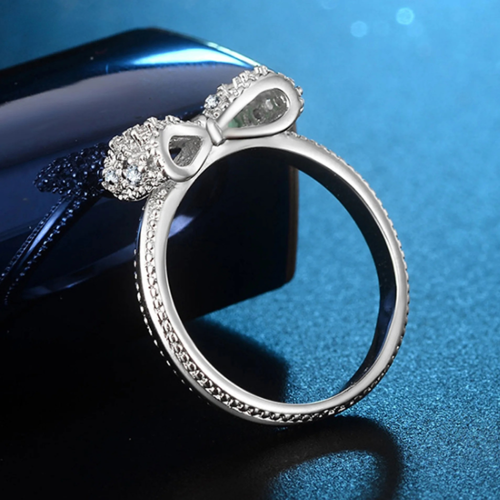 Bague Noeud Papillon Argent femme