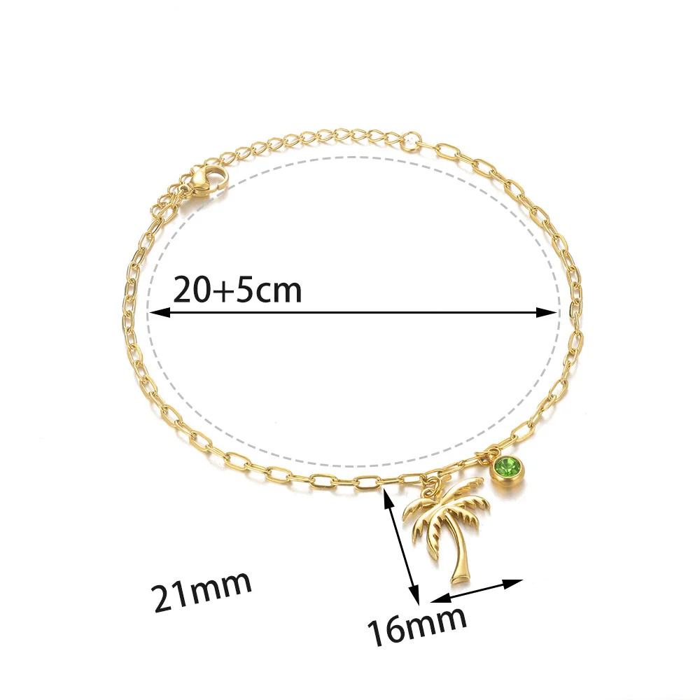 Bracelet de Cheville Palmier