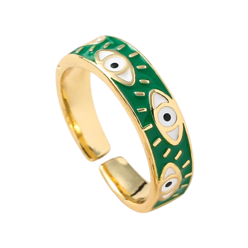 Bague Oeil Femme vert