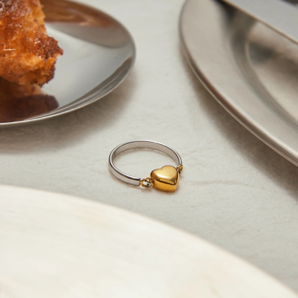 Bague Coeur breloque