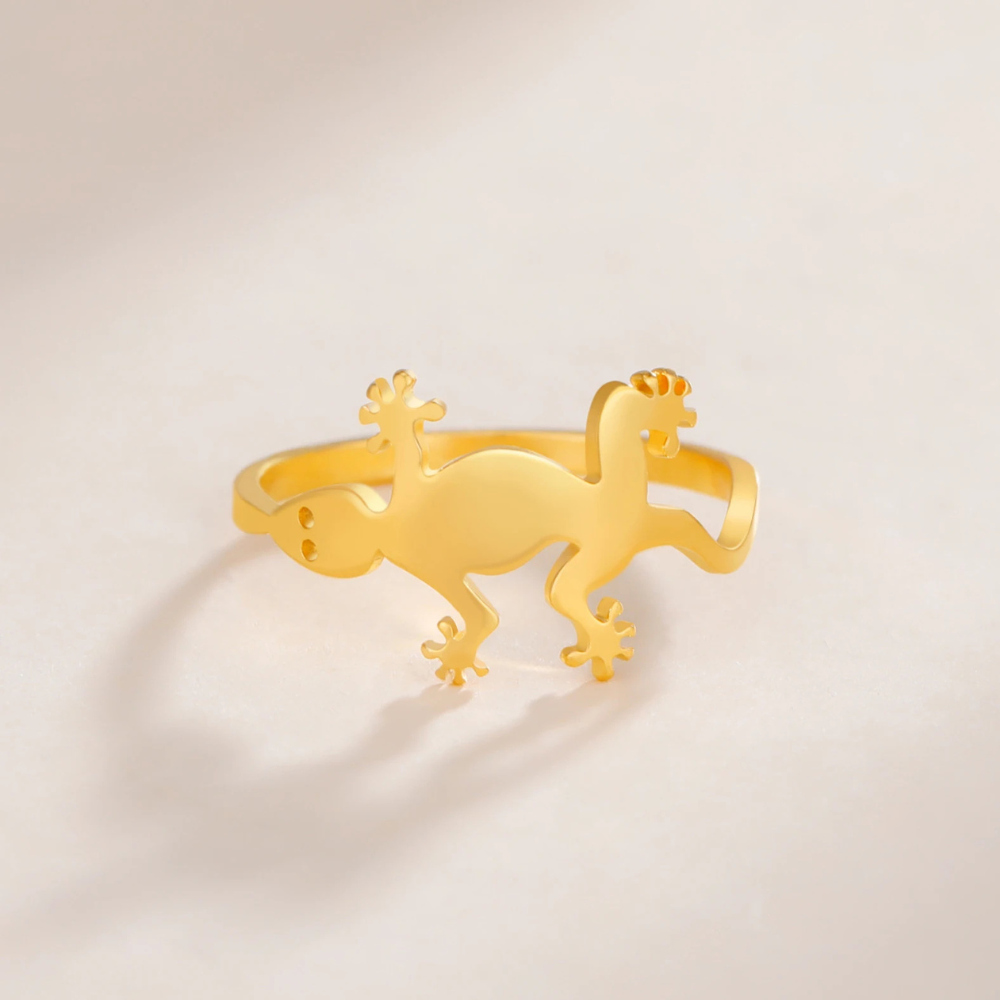 Bague Gecko or