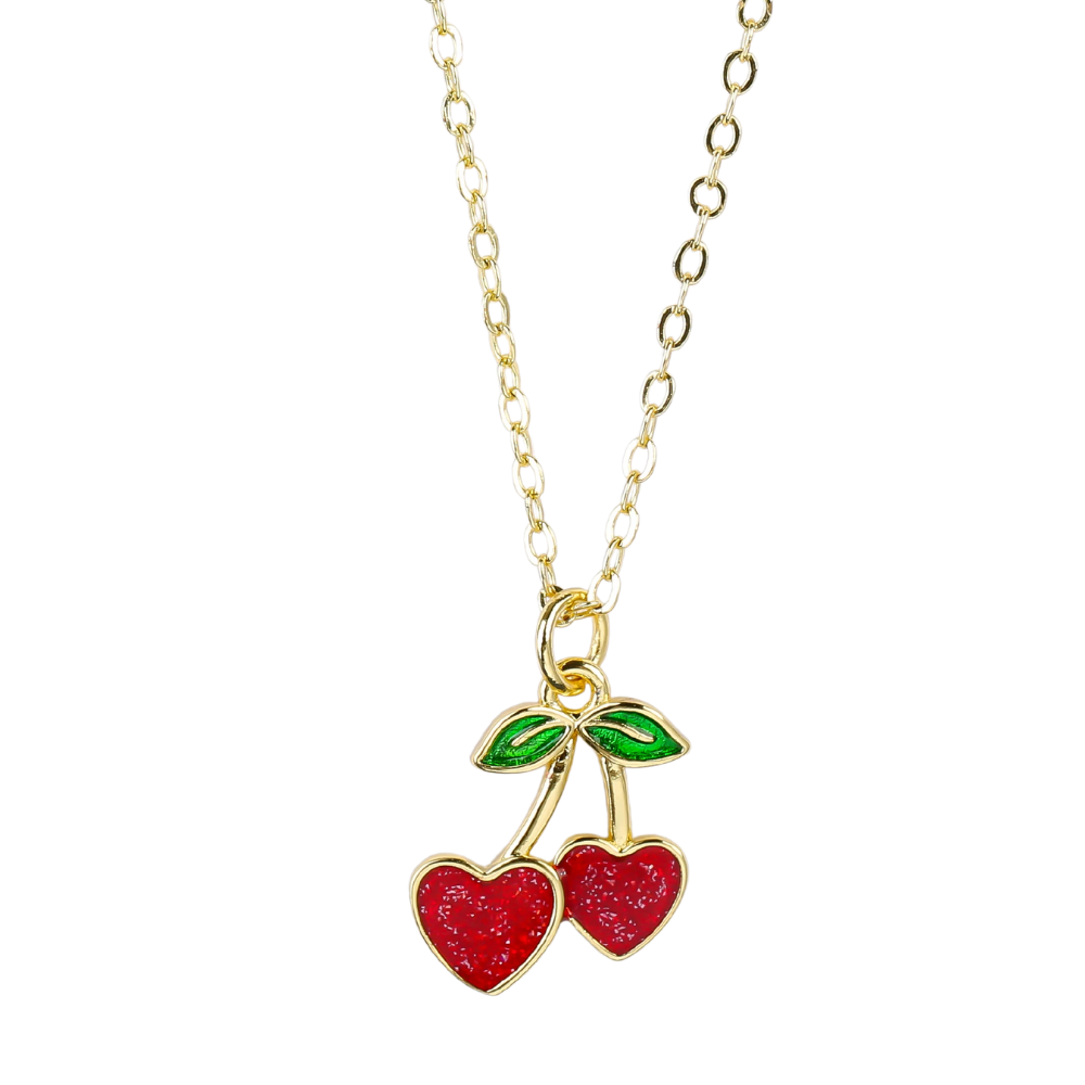 Collier Cerise Coeur