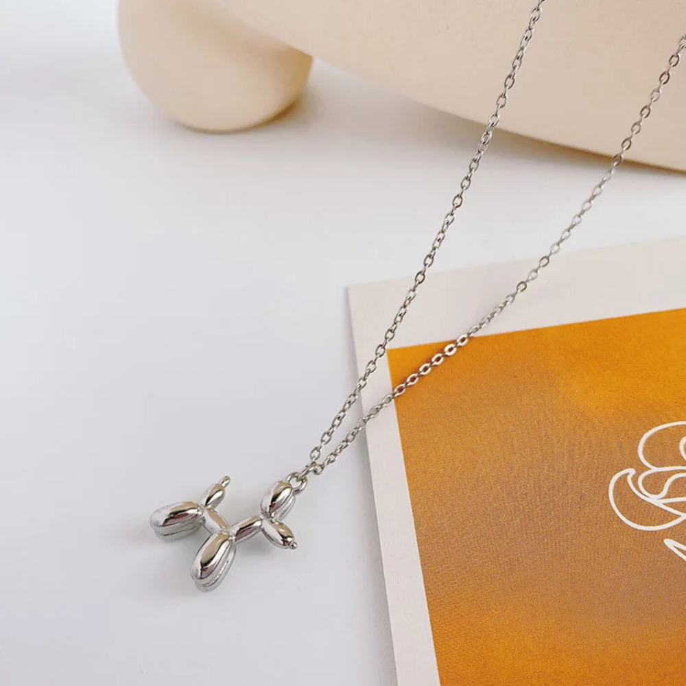 Collier Chien Ballon chaine
