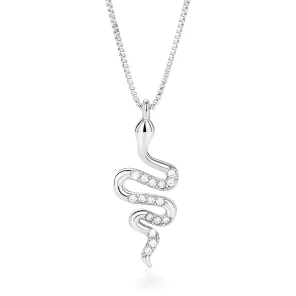 Collier Serpent Strass