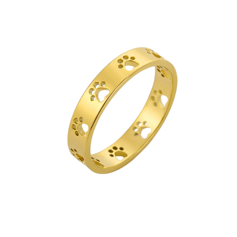 Bague Anneau Patte de Chien