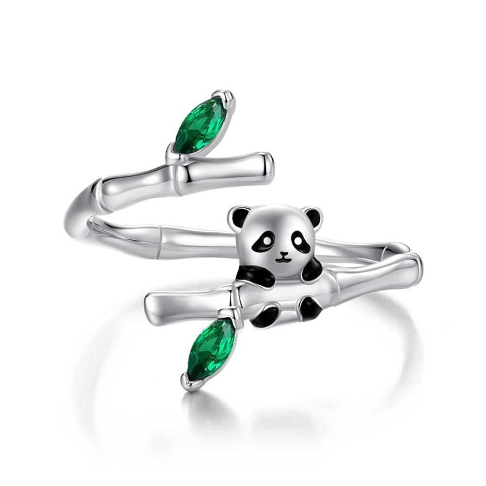 Bague Panda Argent