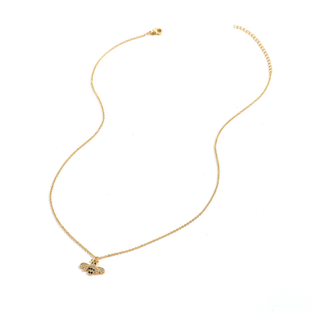 Collier Abeille Or pas cher