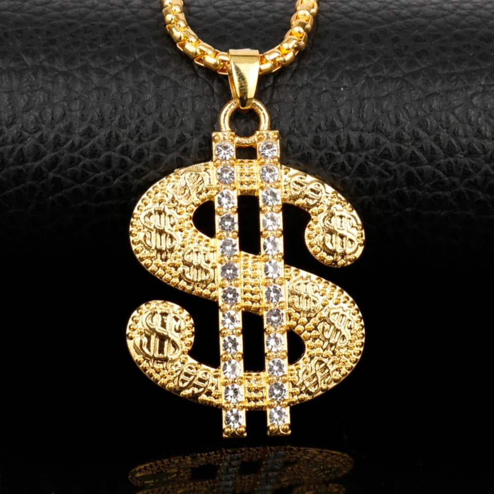 Collier Dollar Doré diamant