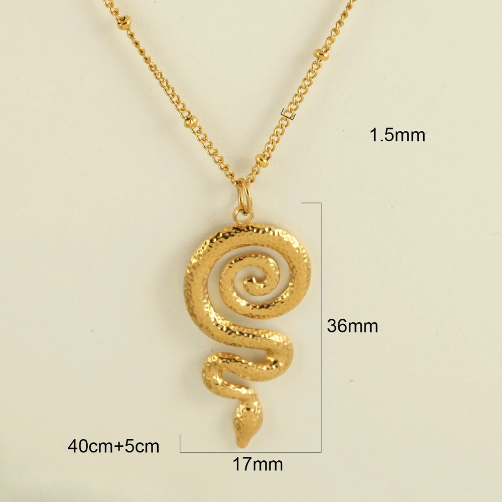 Collier Serpent Cercle femme