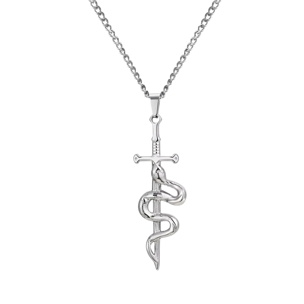 Collier Épée Serpent