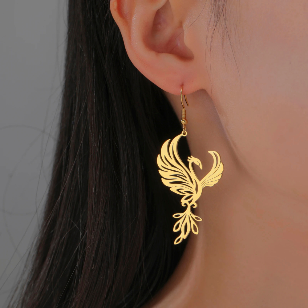 Boucles d'Oreilles Phoenix Femme pendente