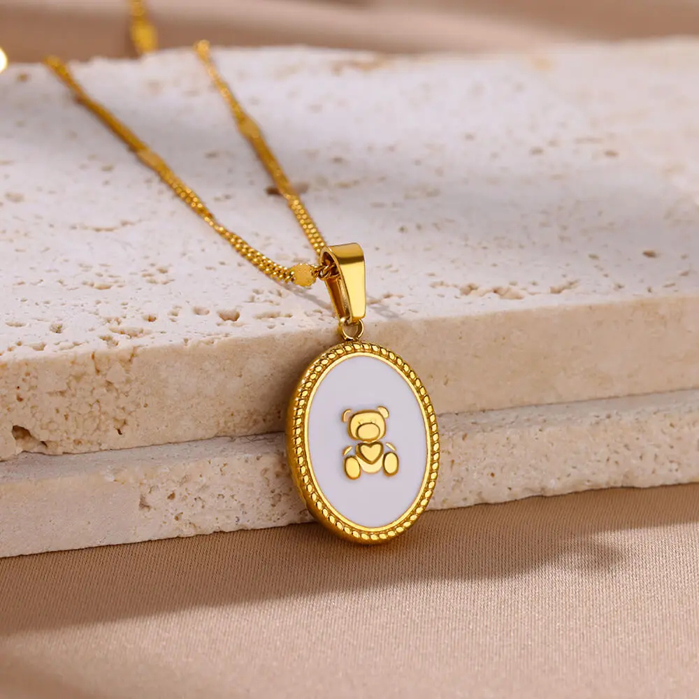 Collier ours Nacre