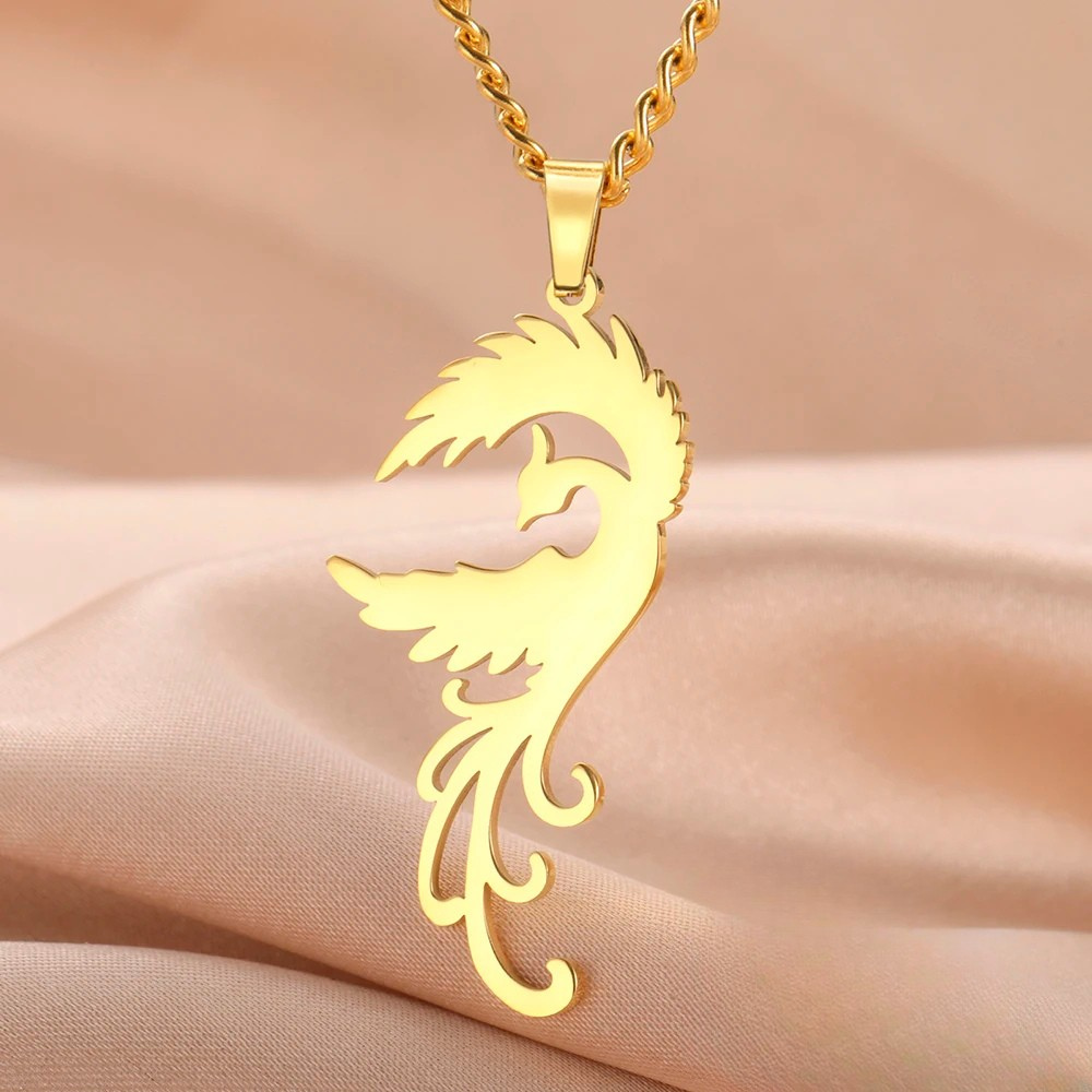 Collier Phoenix Dansant femme