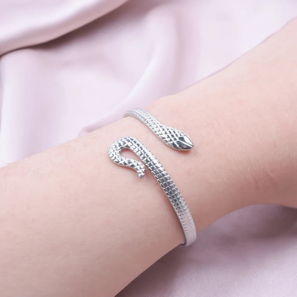 Jonc Serpent Femme acier