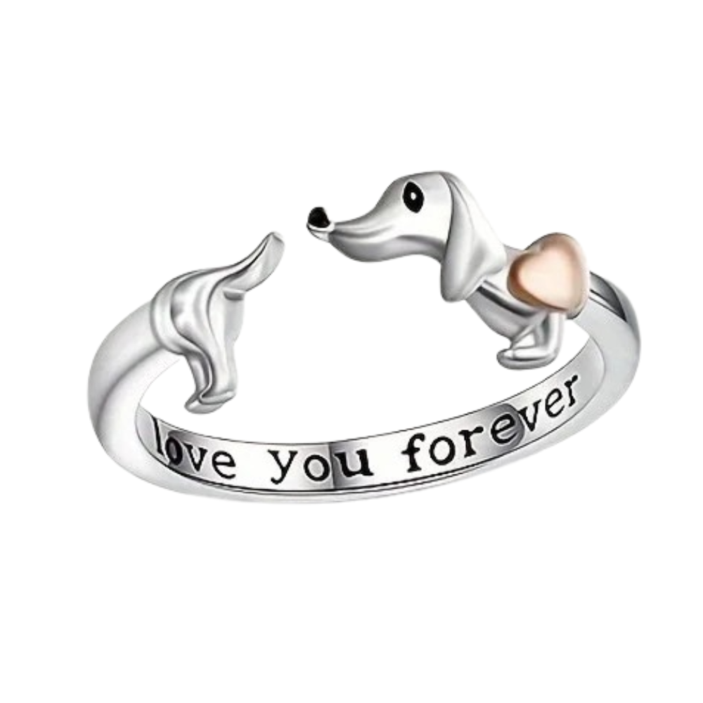 Bague Chien Love You
