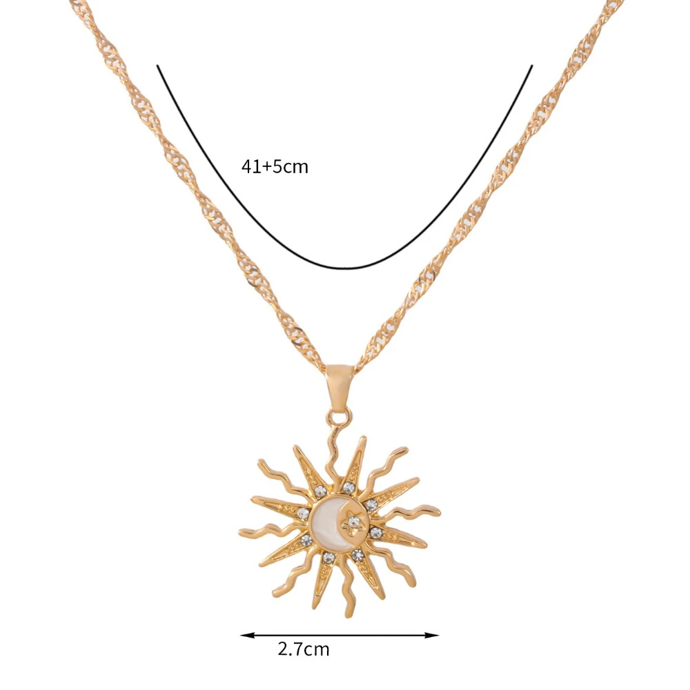 Collier Soleil Bohème doré