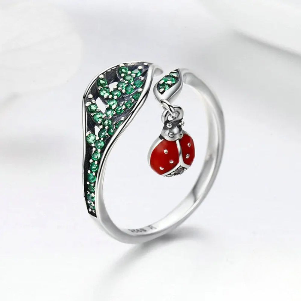 Bague charm Coccinelle