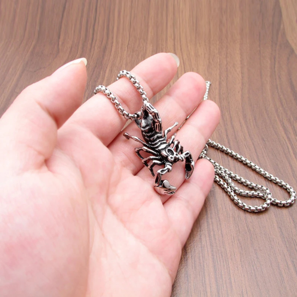 Collier Scorpion Acier Inoxydable
