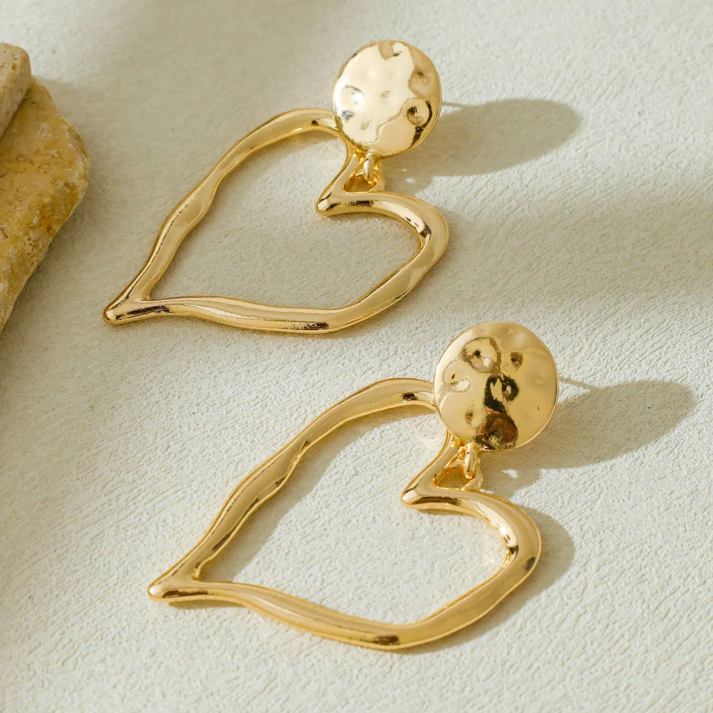 Boucles d'Oreilles Coeur fille or
