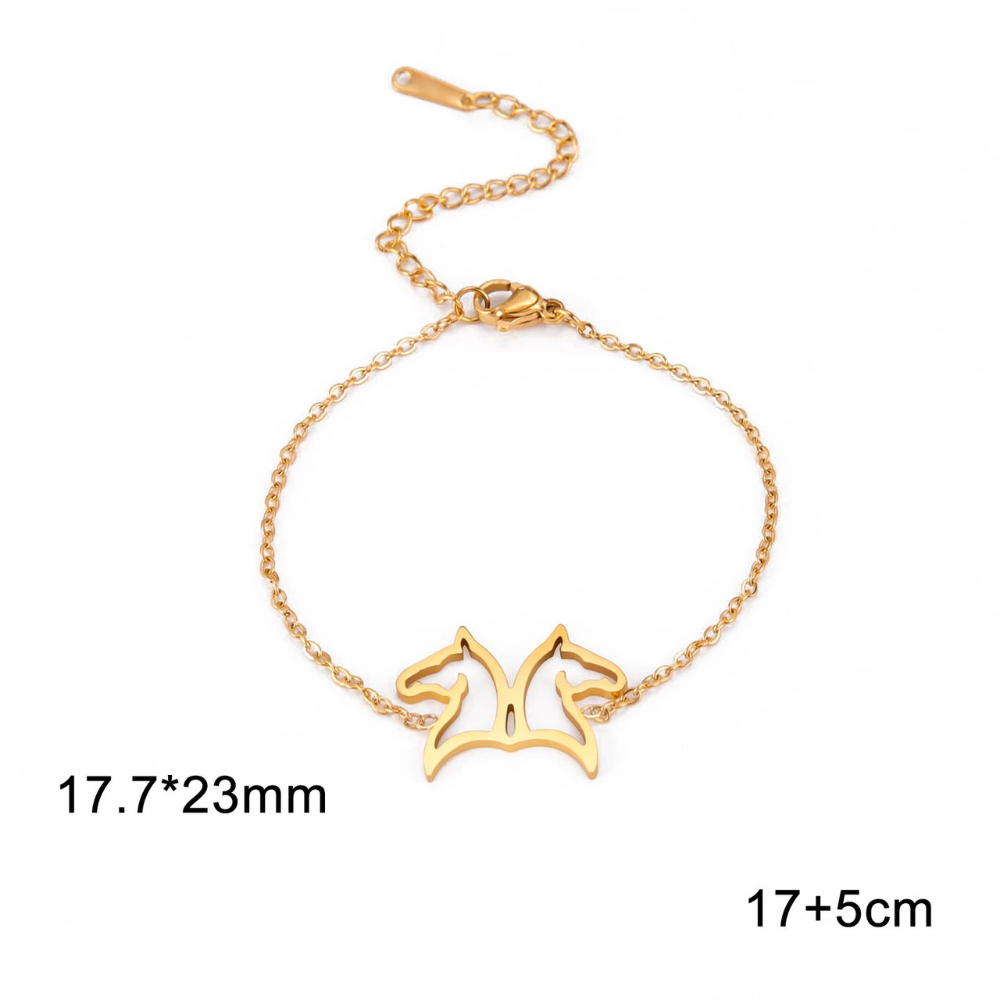 Bracelet Cheval doré