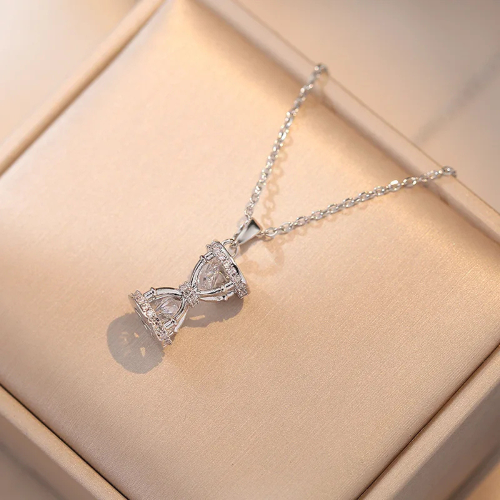 Collier Sablier Strass