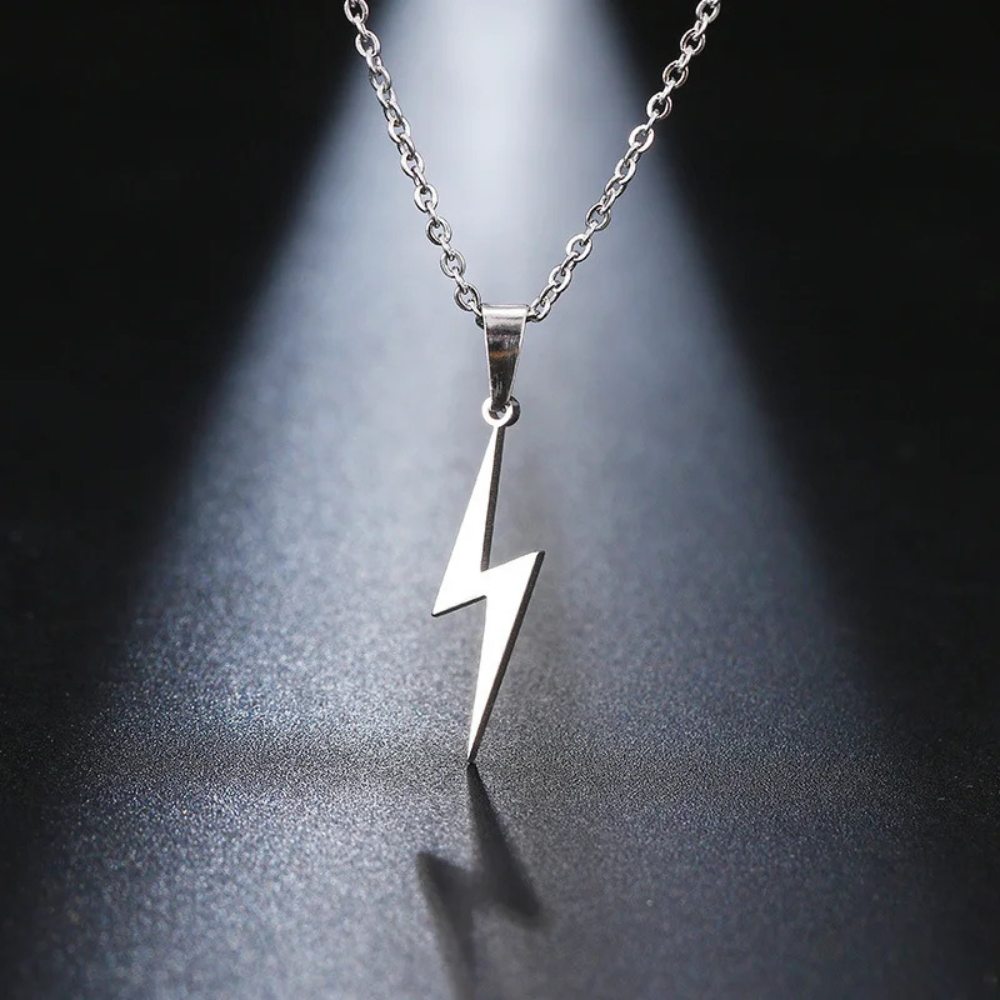 Collier Éclair Femme argent
