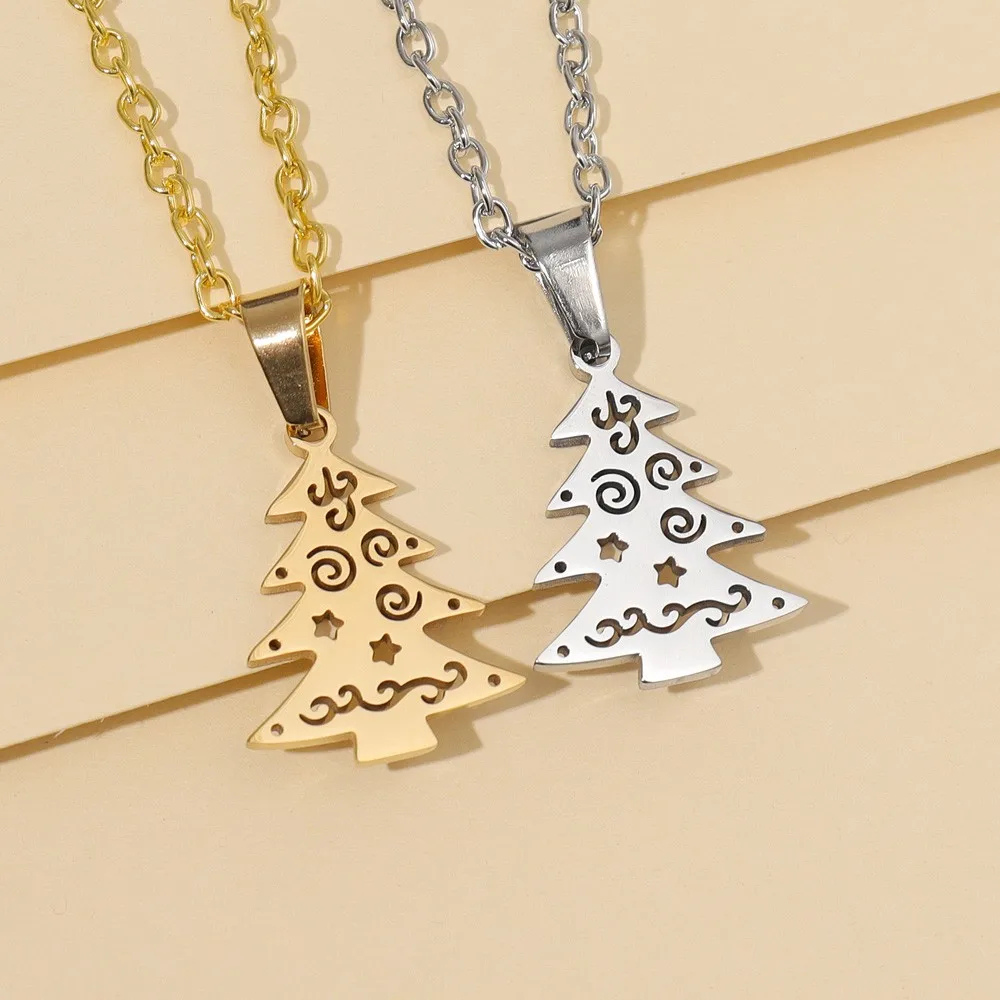 Collier pendentif Sapin de Noël
