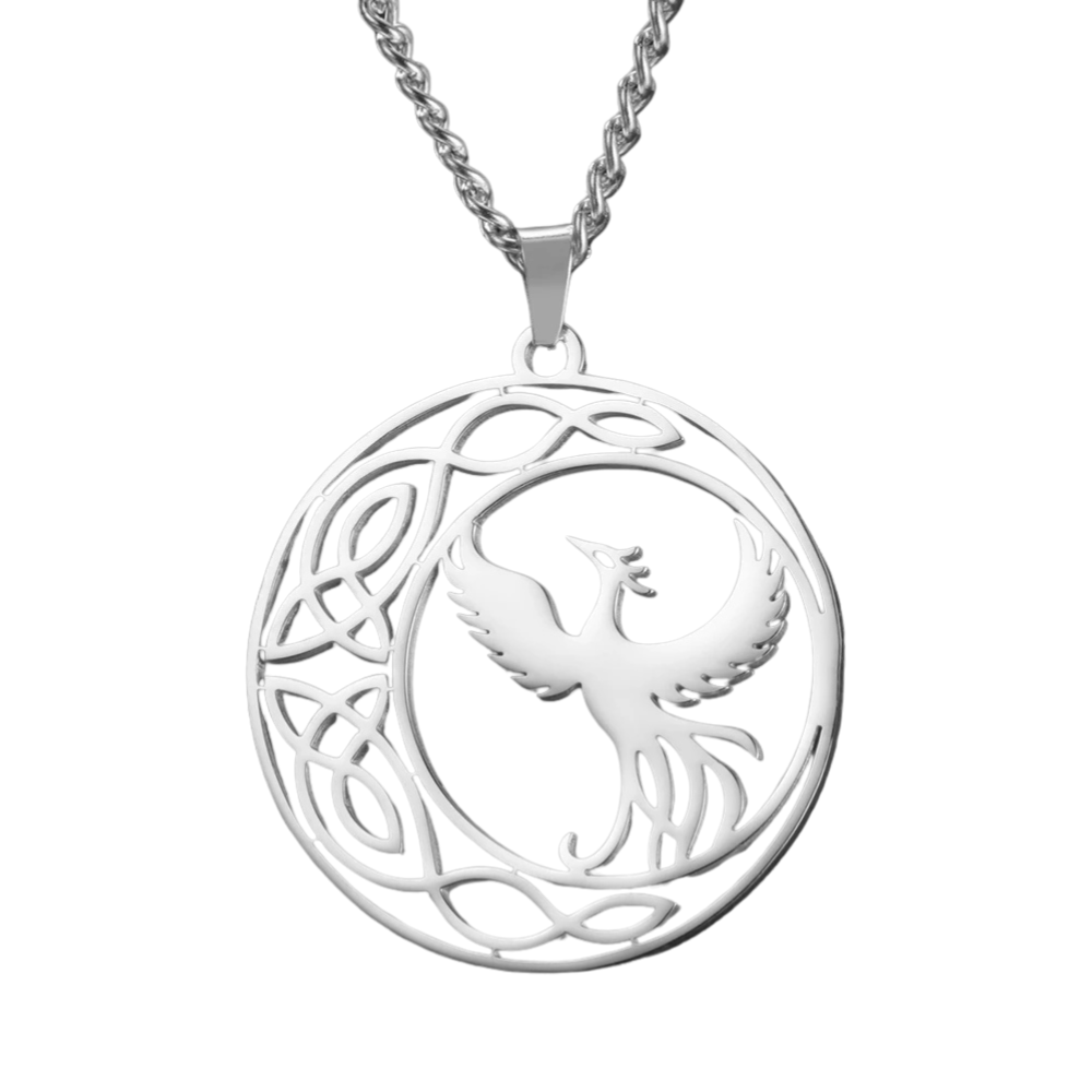 Collier Phoenix Cercle argent