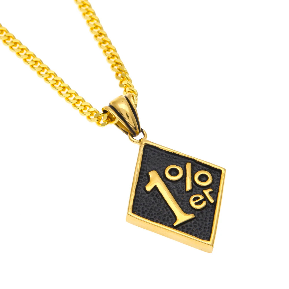 Collier 1% doré