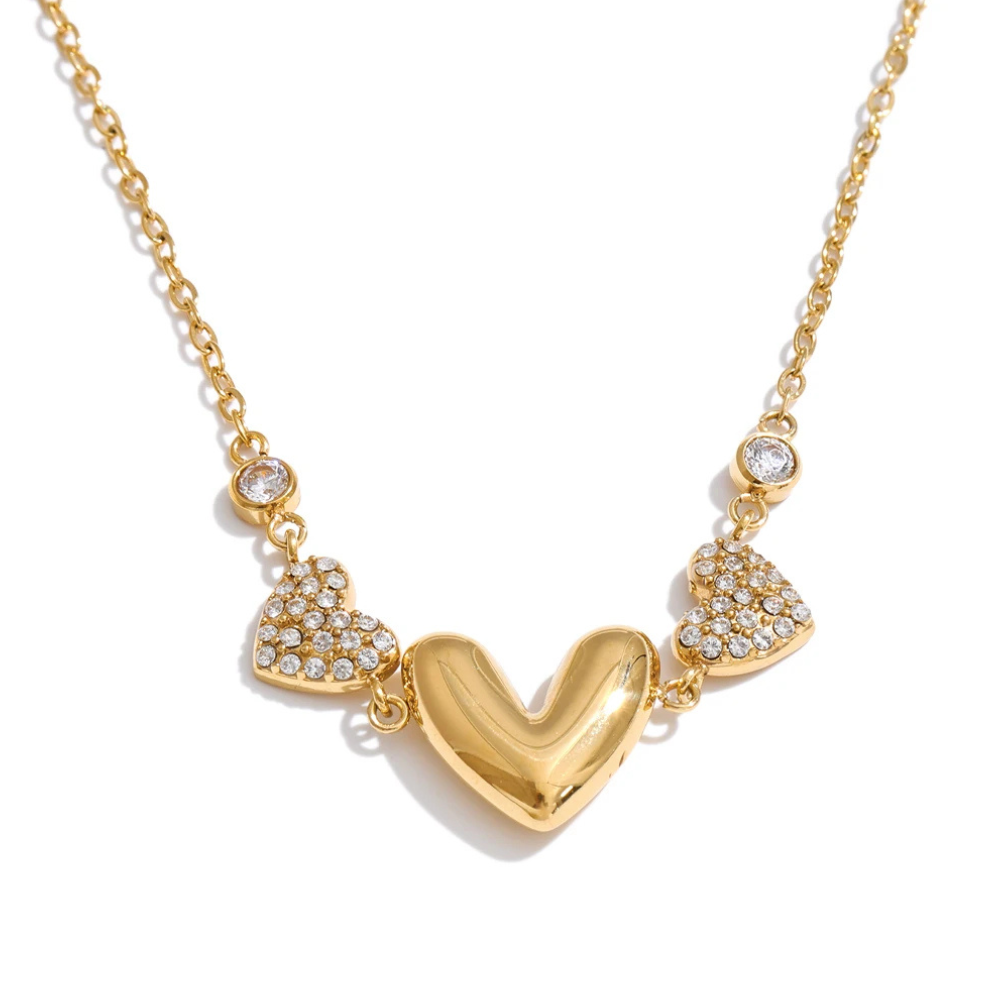Collier Triple Coeur