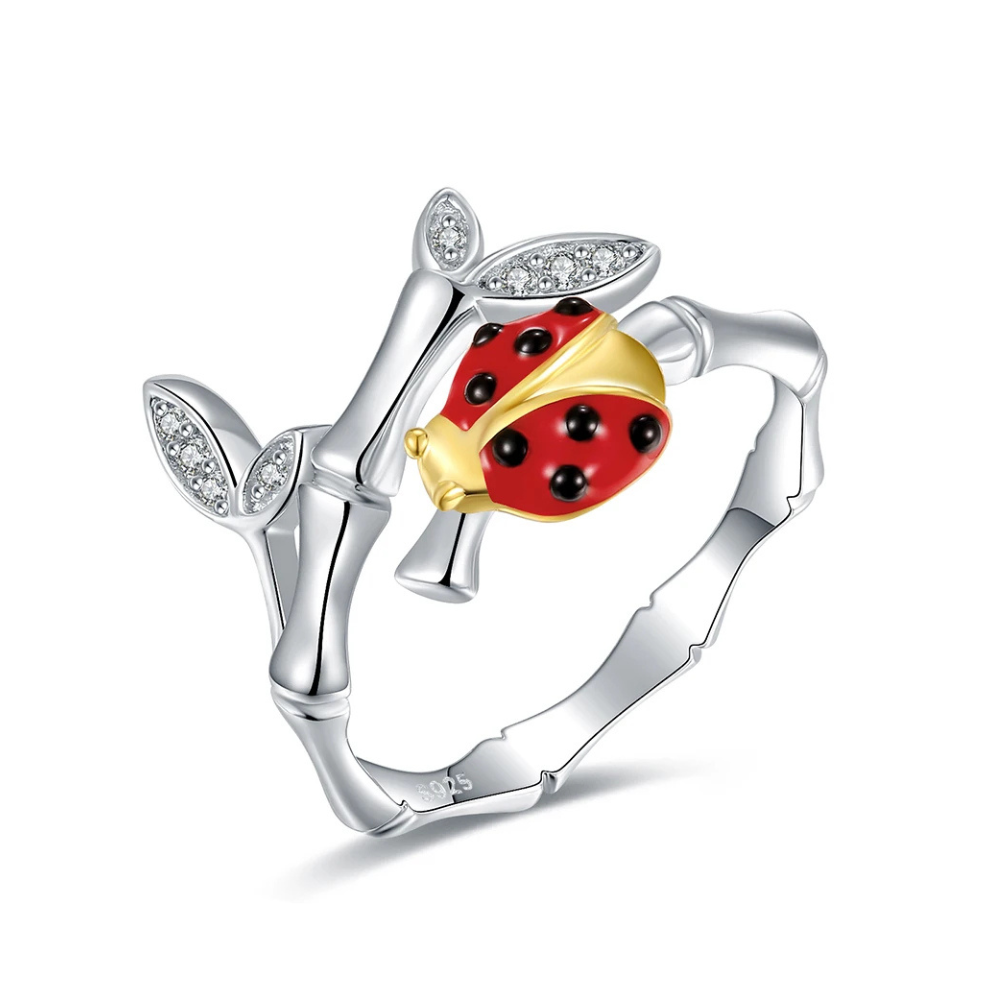 Bague Coccinelle Branche