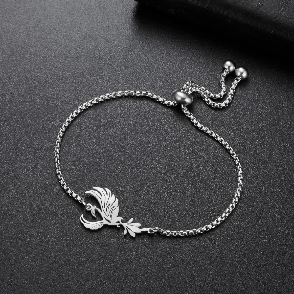 Bracelet Phoenix Volant argenté