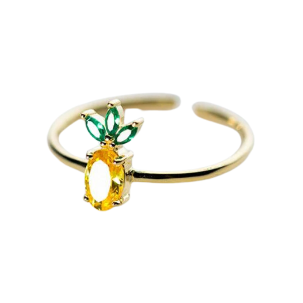 Bague Ananas Or