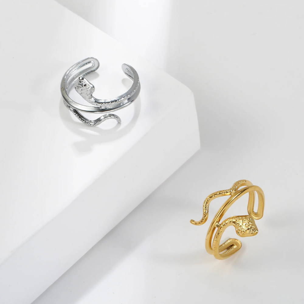 Bague Serpent Ouverte femme