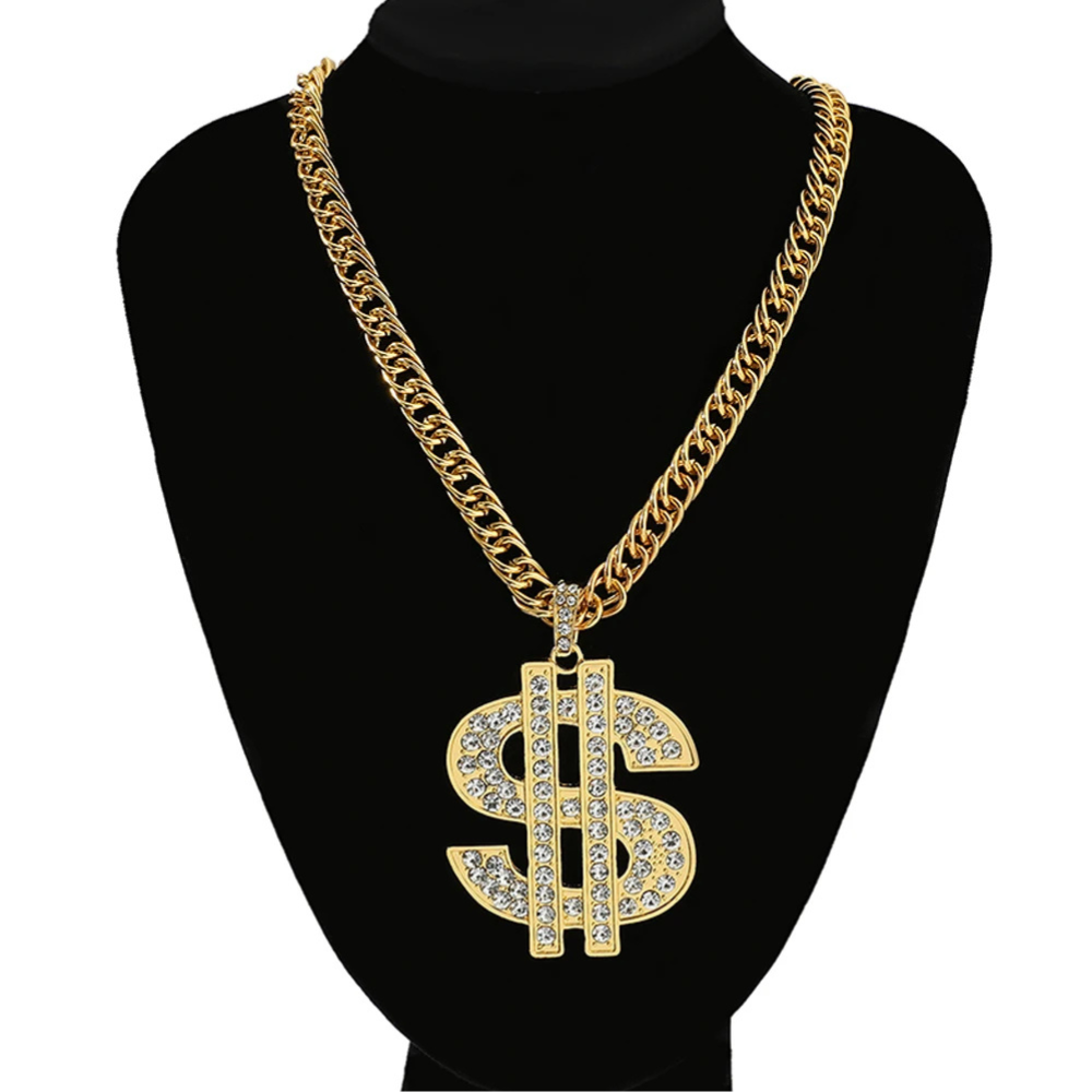 Collier Dollar Or pendentif