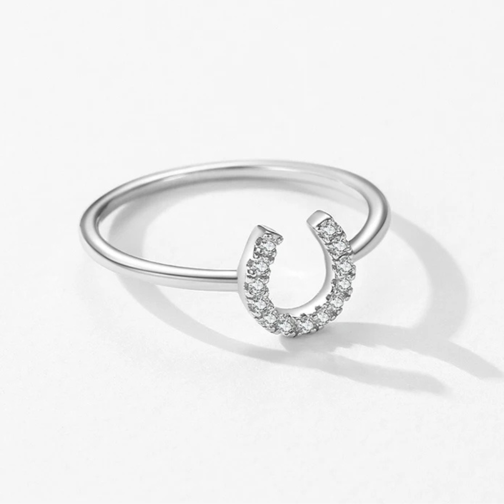 Bague Fer à Cheval Argent