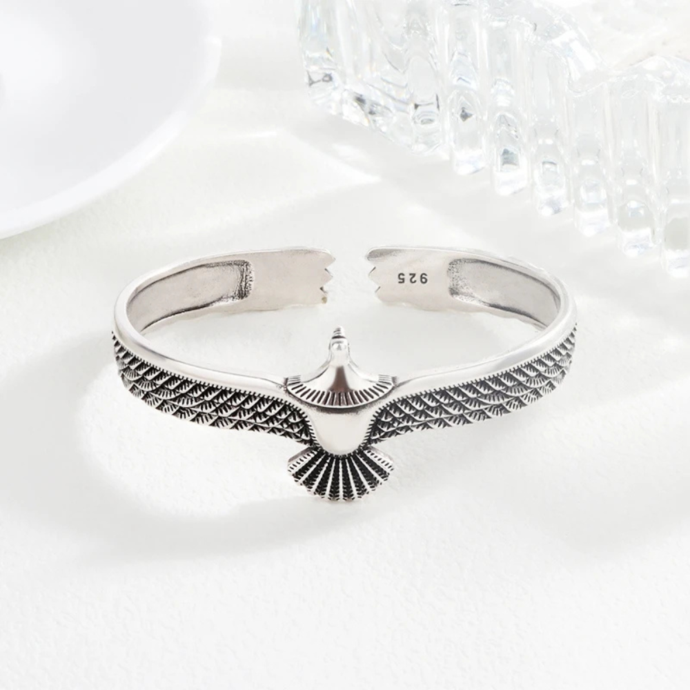 Bracelet aigle argent