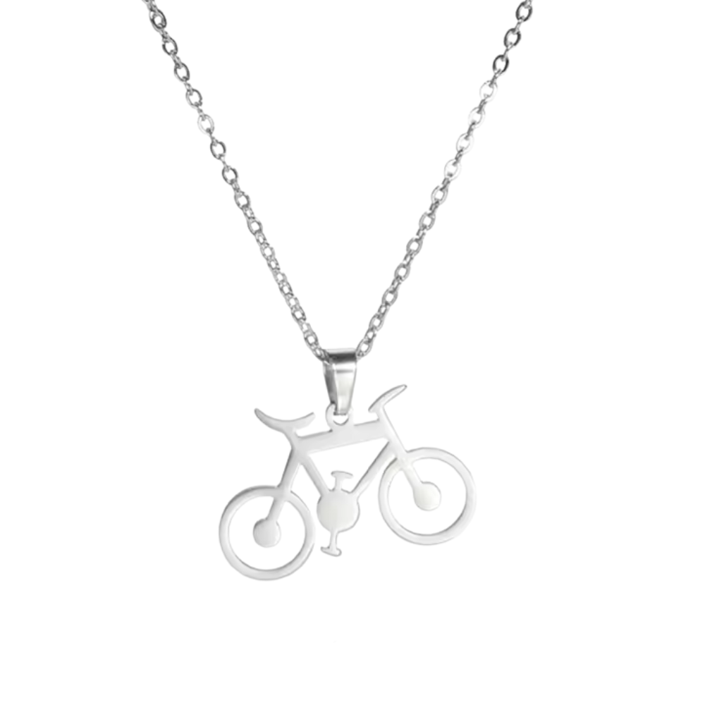 Collier Vélo Acier Inoxydable femme