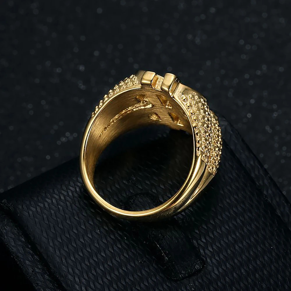 Bague Dollar Homme or