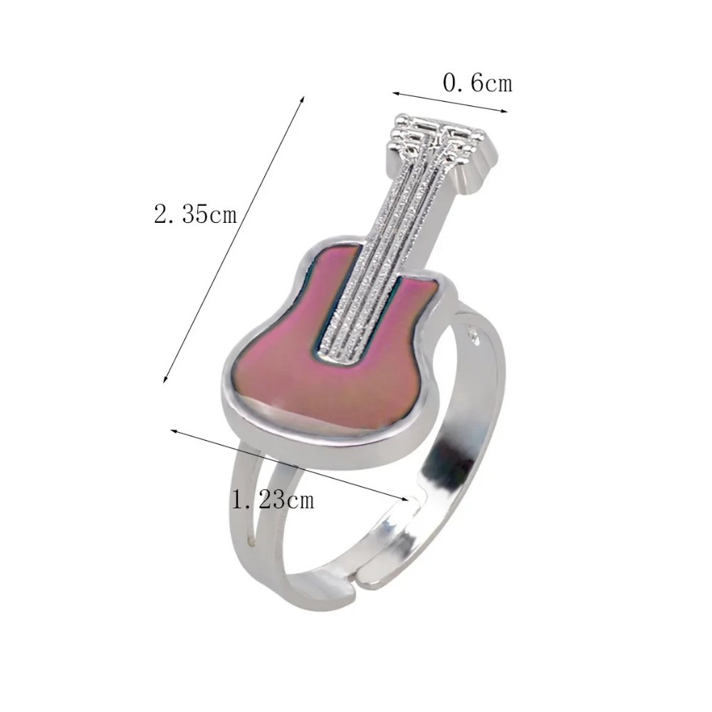 Bague Guitare Couleur